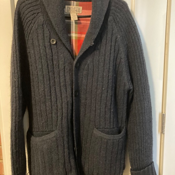 Duluth Men's Wool and Alpaca Cardigan - Size Medium - Picture 2 of 3